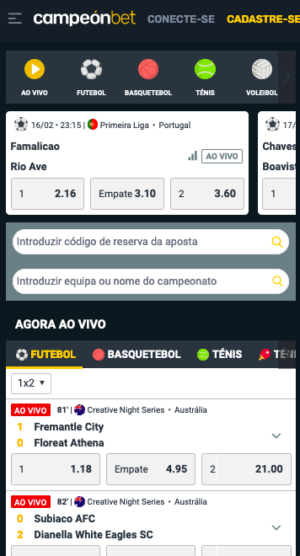 Download do aplicativo Campeonbet